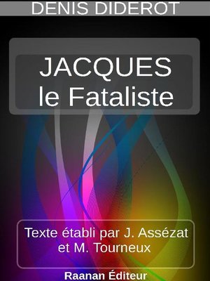 cover image of JACQUES LE FATALISTE ET SON MAÎTRE